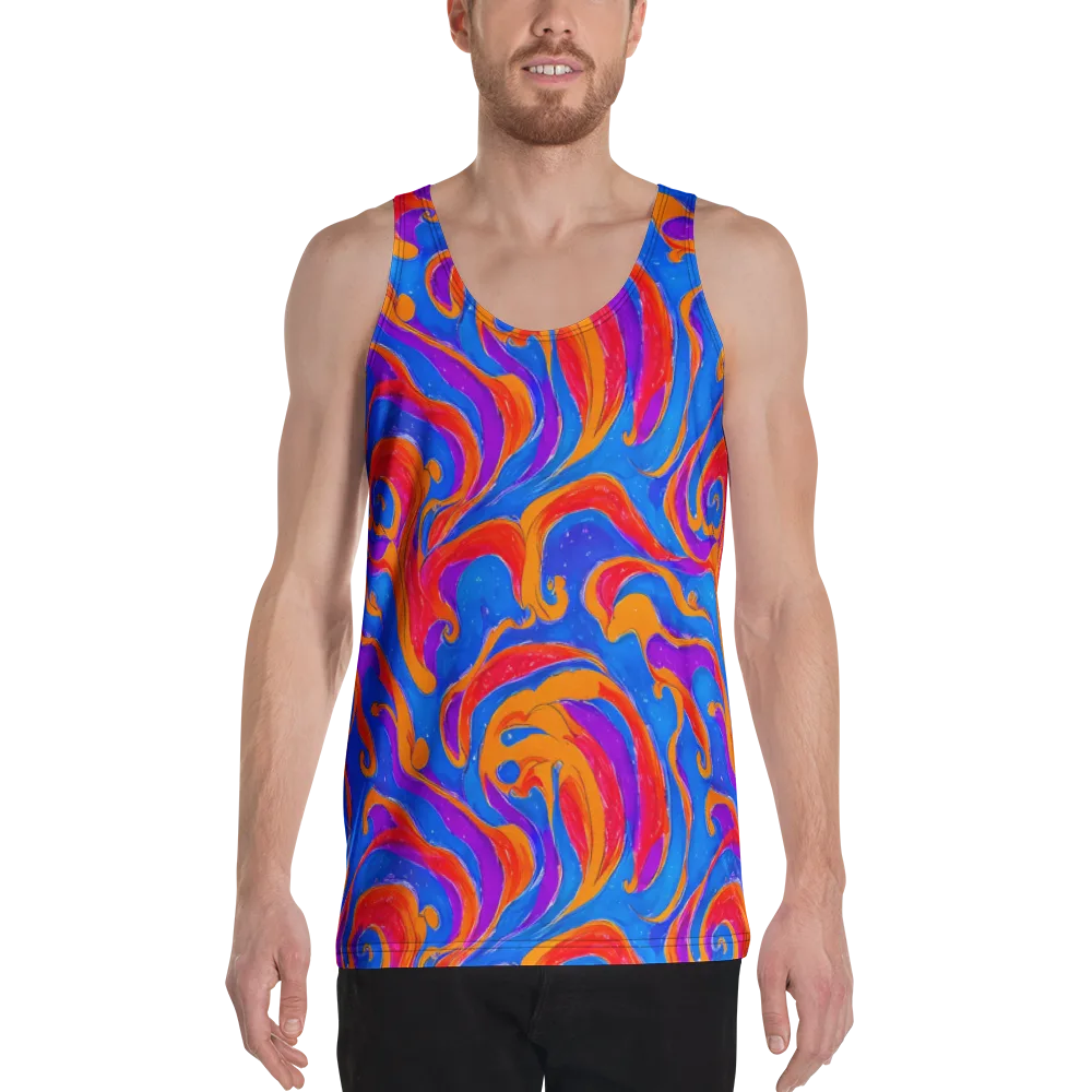 Kinetic Aura on Men's Tank Top — Front