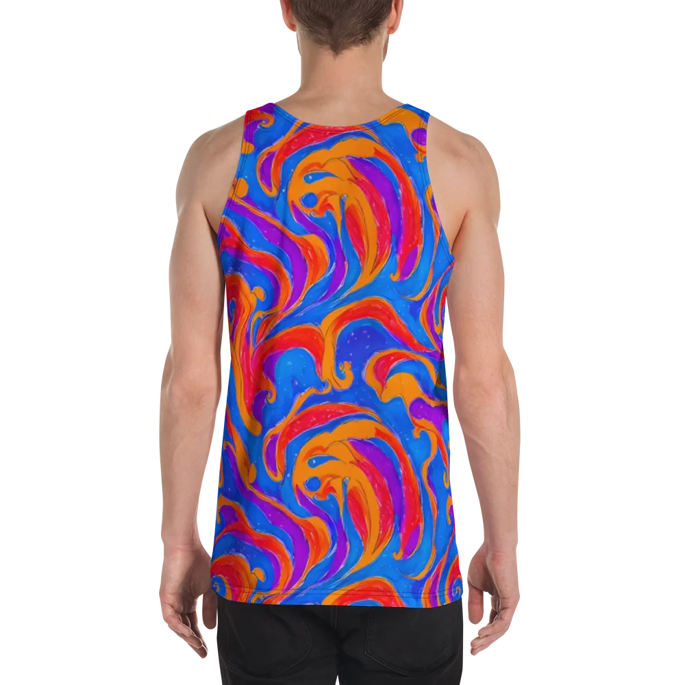 Kinetic Aura on Men's Tank Top — Back