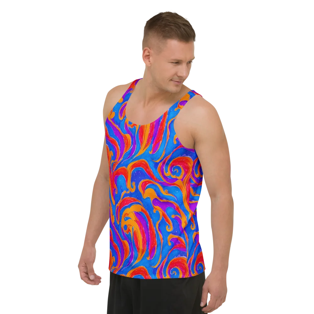 Kinetic Aura on Men's Tank Top — Left Front