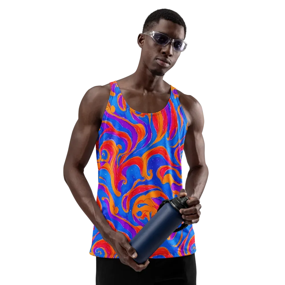 Kinetic Aura on Men's Tank Top — Front