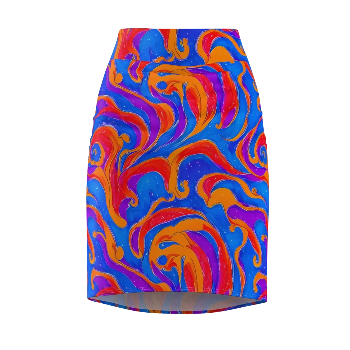 Kinetic Aura on Pencil Skirt — Front