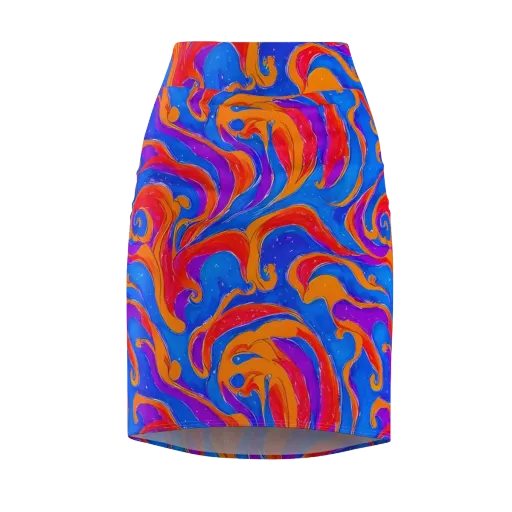 Kinetic Aura on a Pencil Skirt