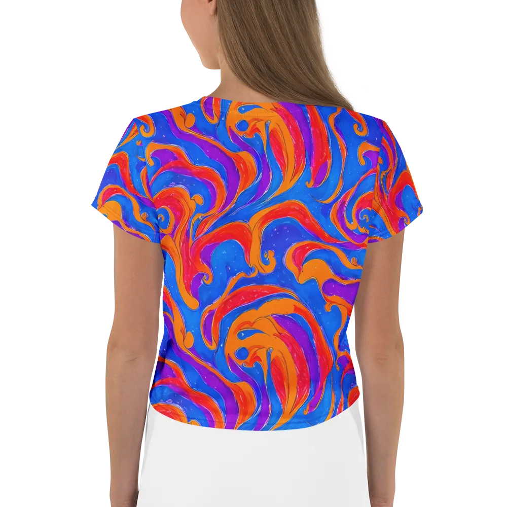 Kinetic Aura on Crop Tee — Back