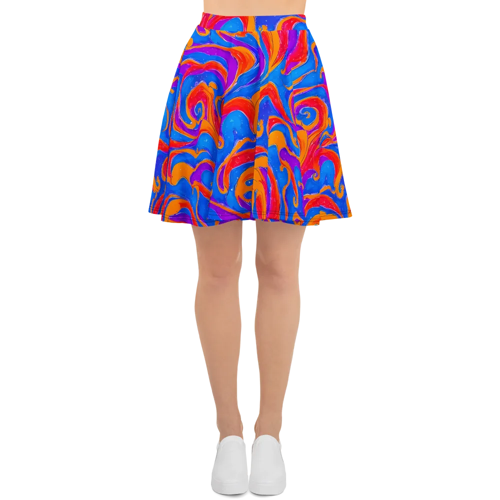 Kinetic Aura on Skater Skirt — Front