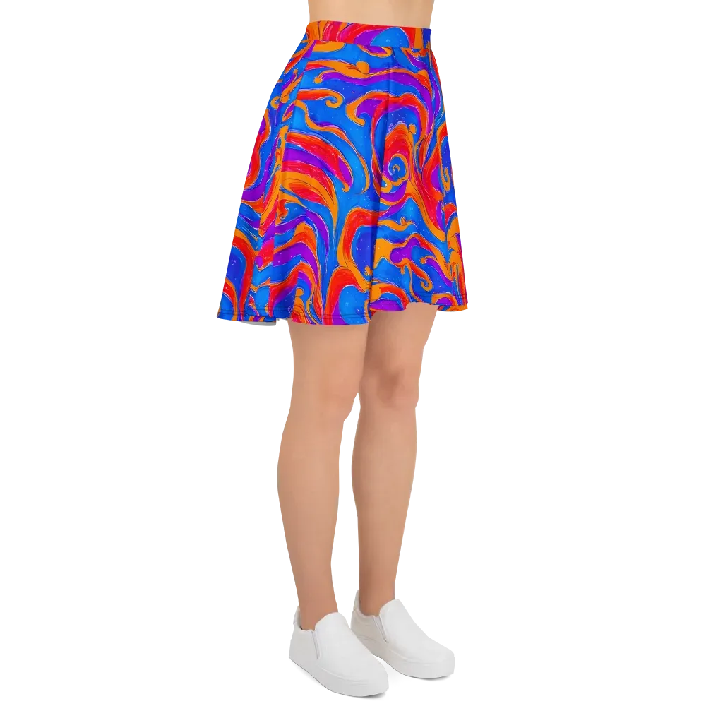 Kinetic Aura on Skater Skirt — Right