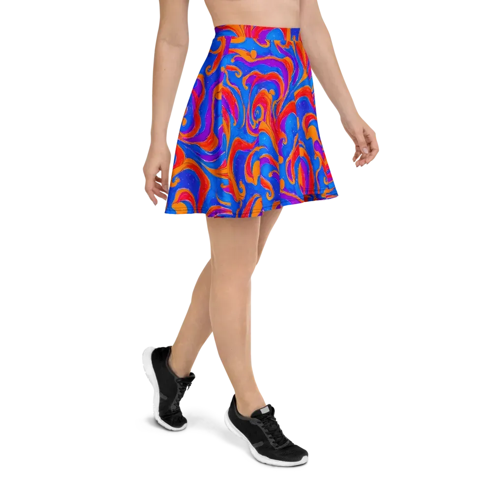 Kinetic Aura on Skater Skirt — Right