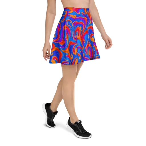 Kinetic Aura on a Skater Skirt