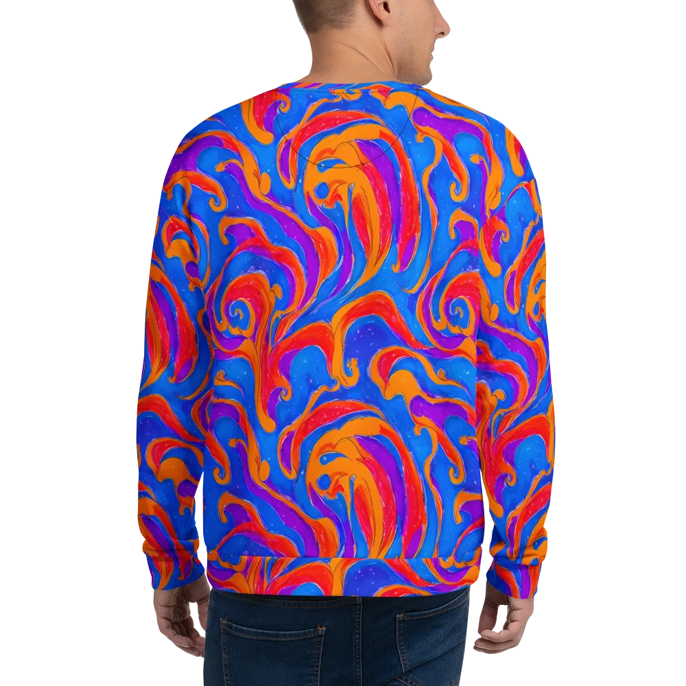Kinetic Aura on Sweatshirt — Back