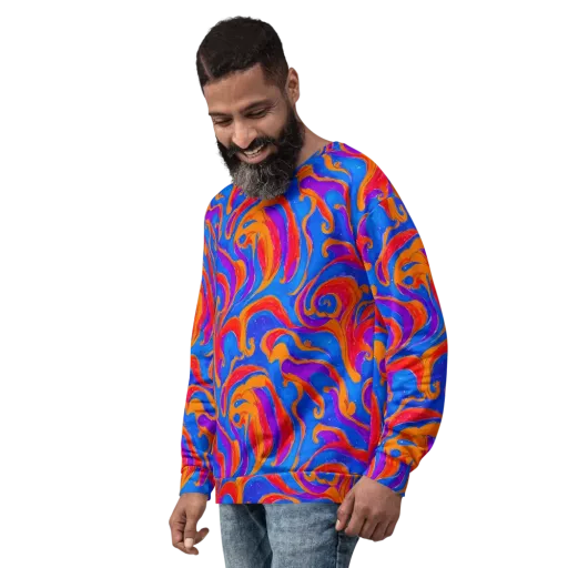 Kinetic Aura on a Sweatshirt
