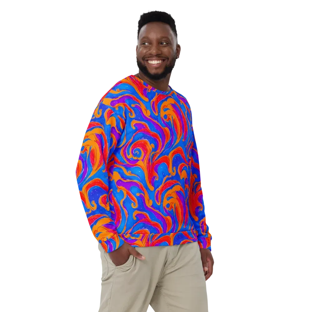 Kinetic Aura on Sweatshirt — Front