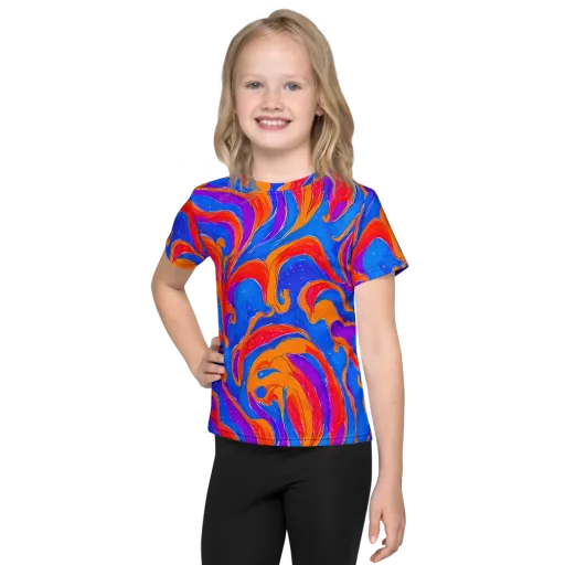 Kinetic Aura on a Kids Crew Neck T-Shirt