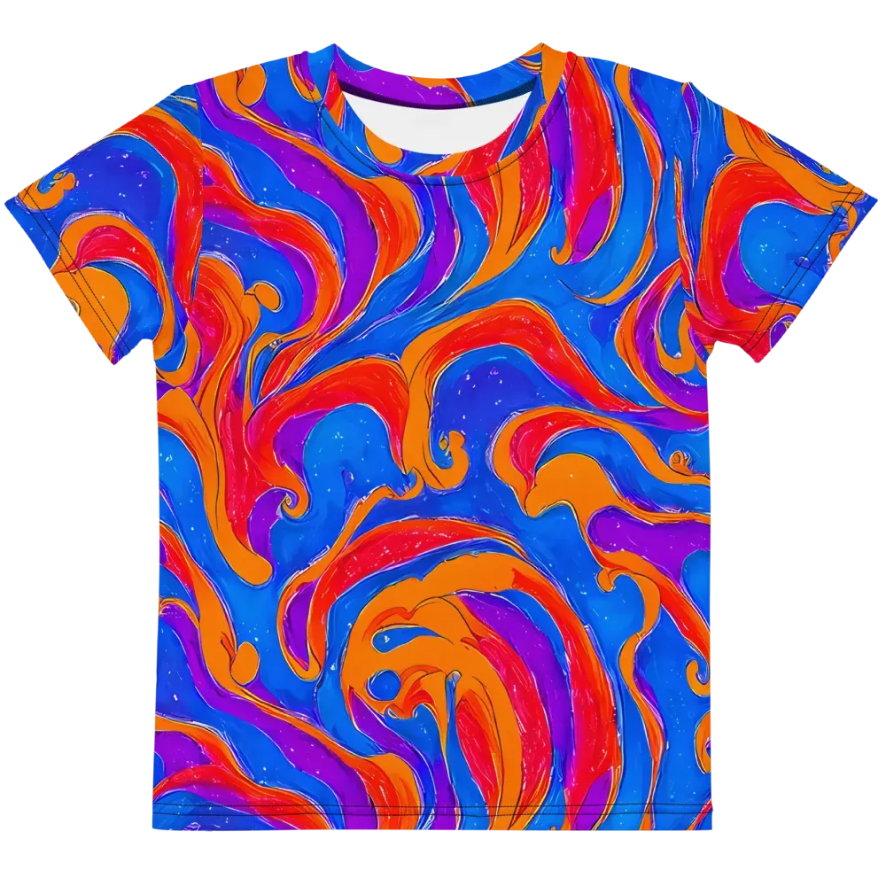 Kinetic Aura on Kids Crew Neck T-Shirt — Front