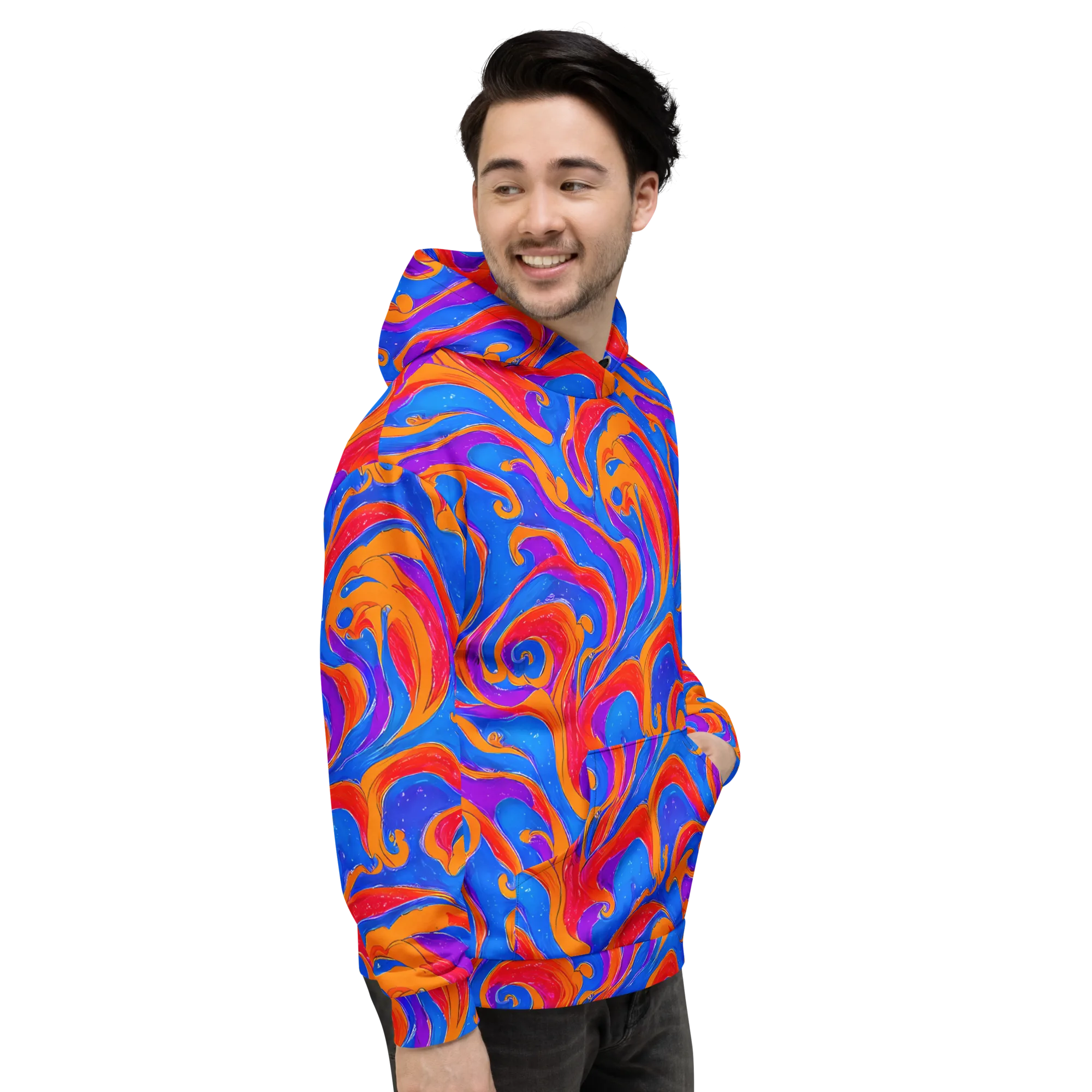 Kinetic Aura on Hoodie — Right