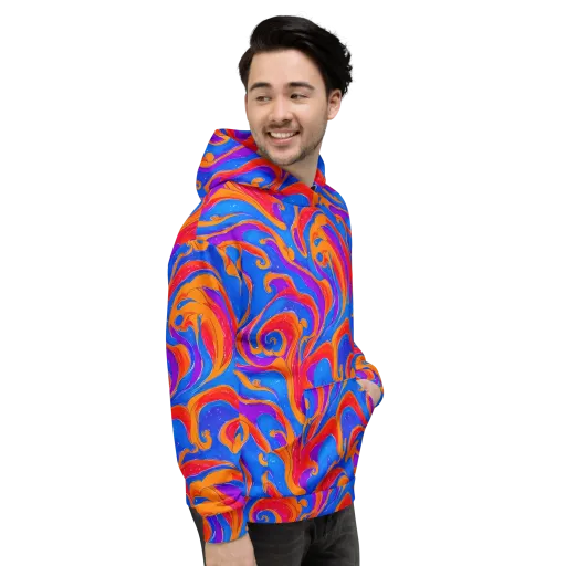 Kinetic Aura on a Hoodie