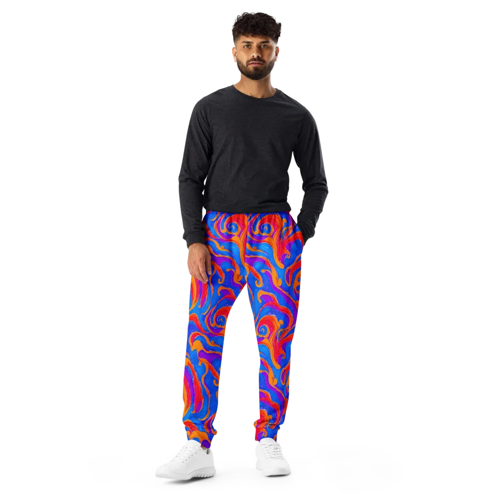 Kinetic Aura on Men's Joggers — Front