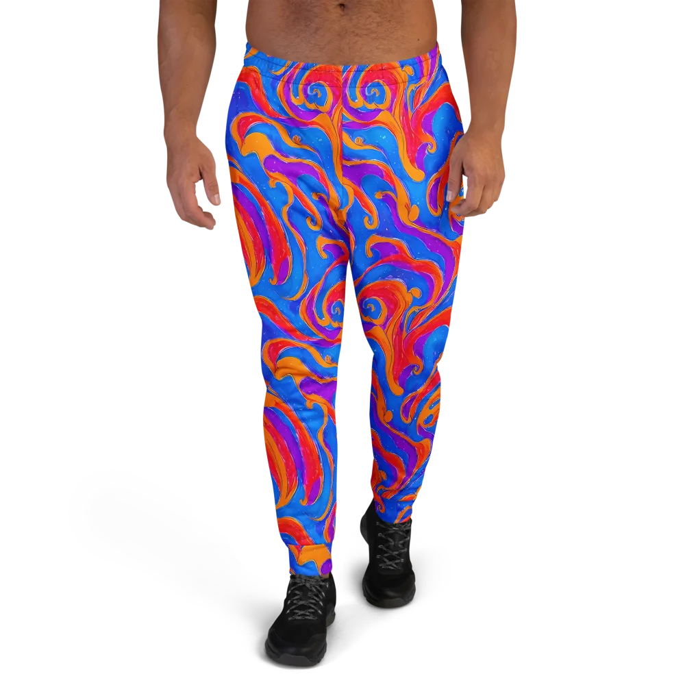 Kinetic Aura on Men's Joggers — Front