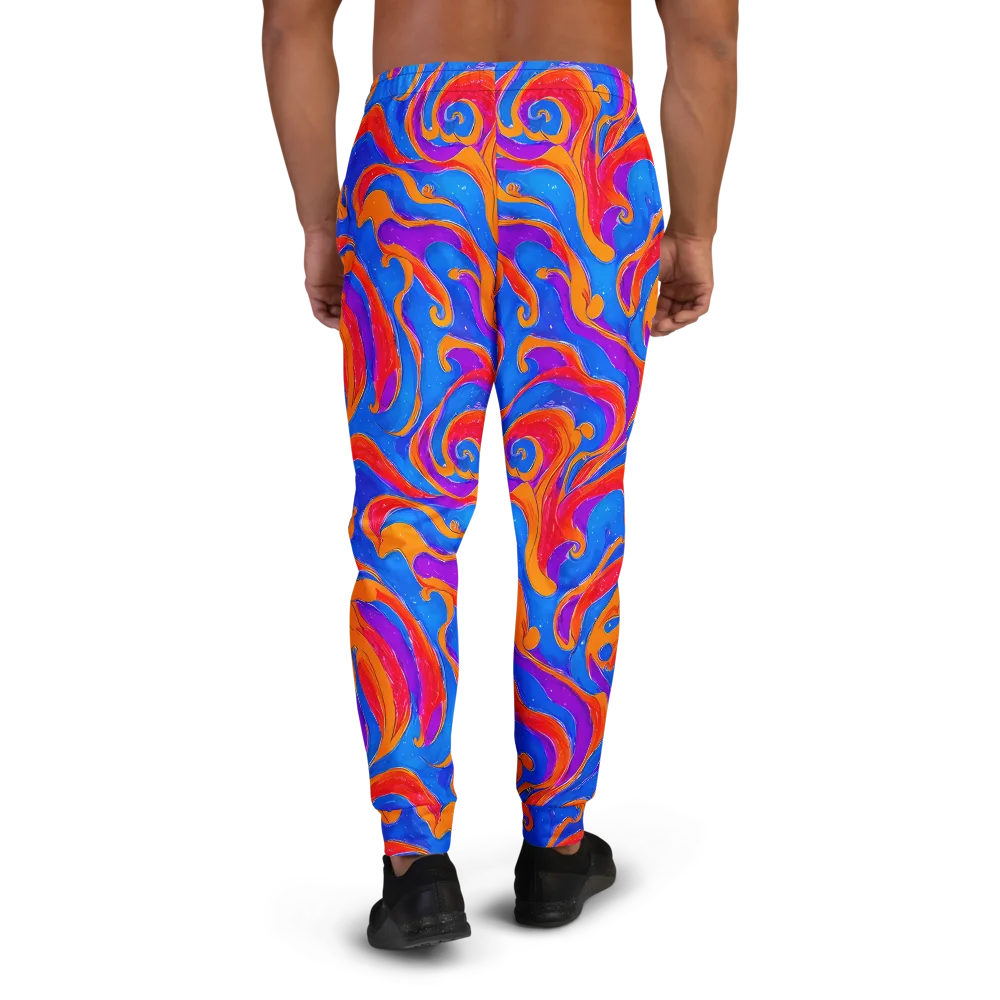 Kinetic Aura on Men's Joggers — Back