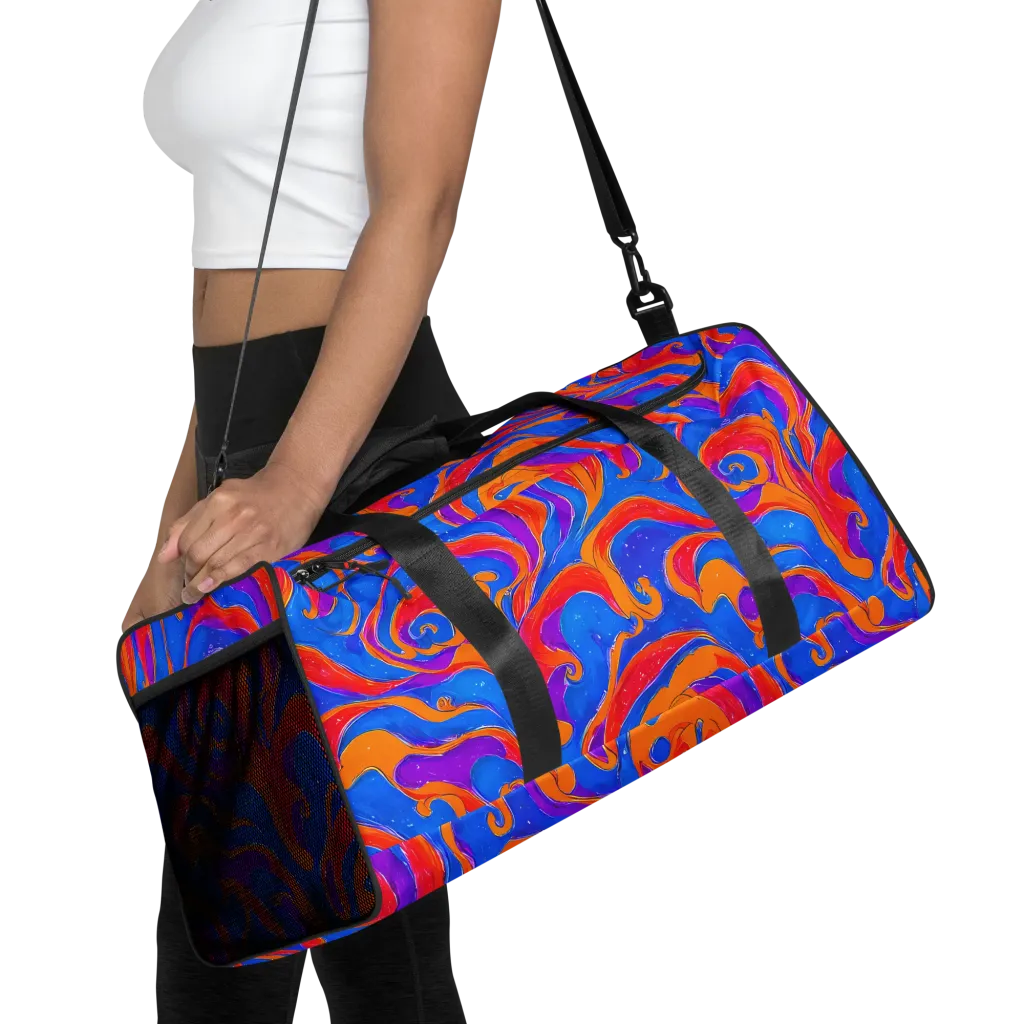 Kinetic Aura on Duffle Bag — Front