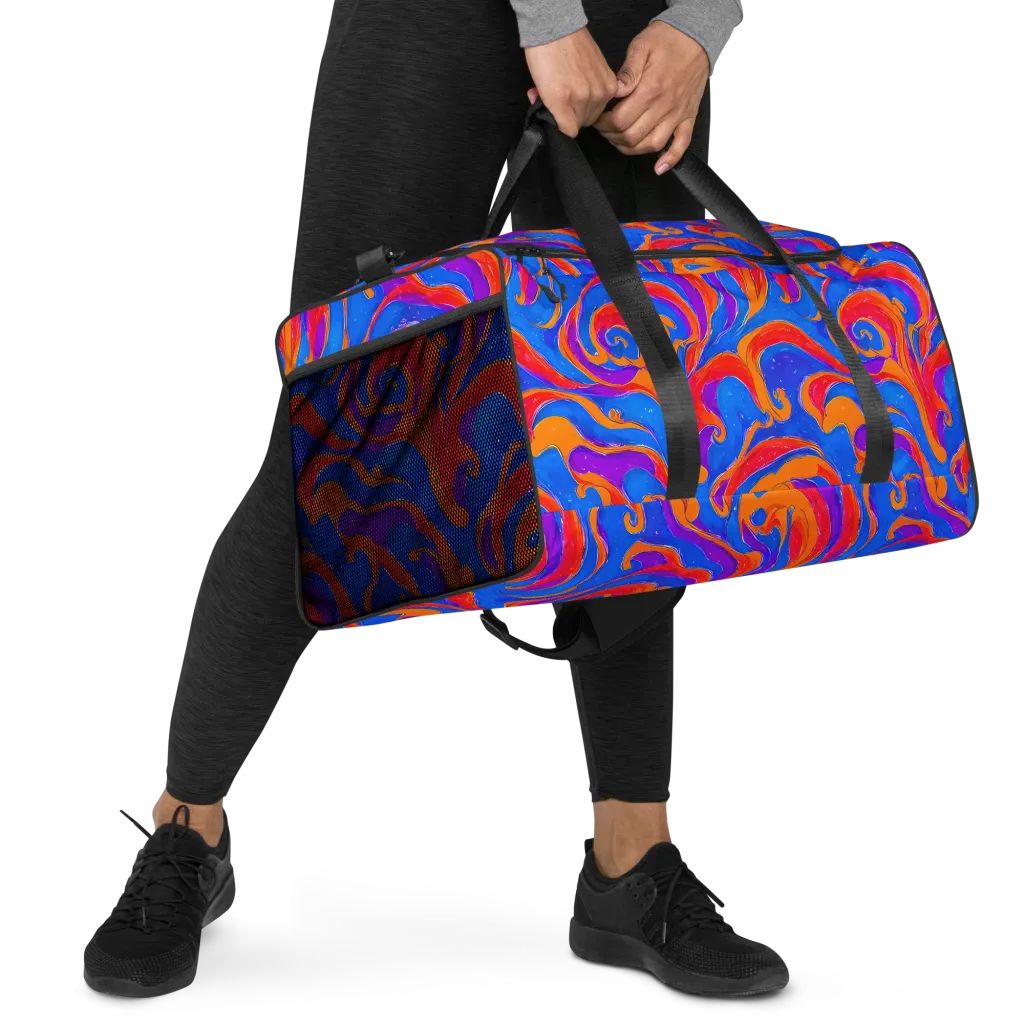 Kinetic Aura on Duffle Bag — Right Front