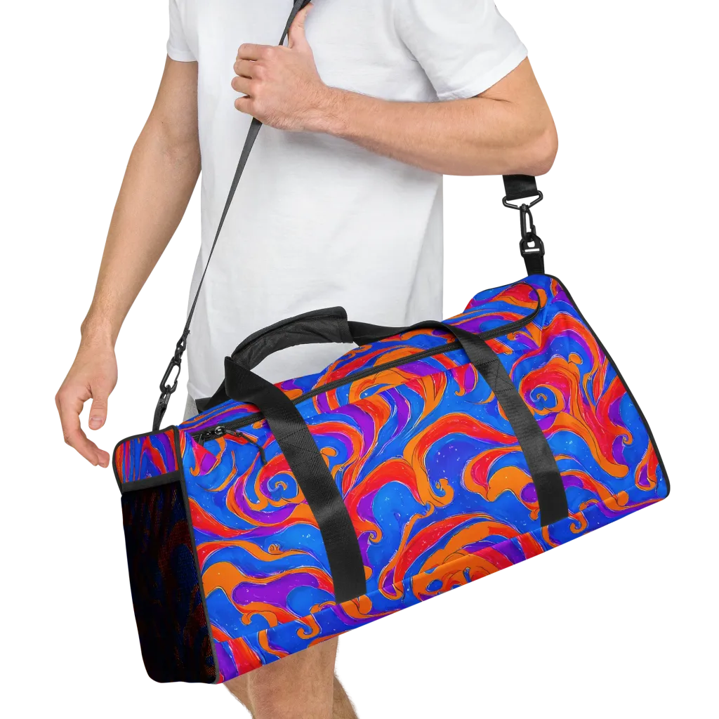 Kinetic Aura on Duffle Bag — Right Front