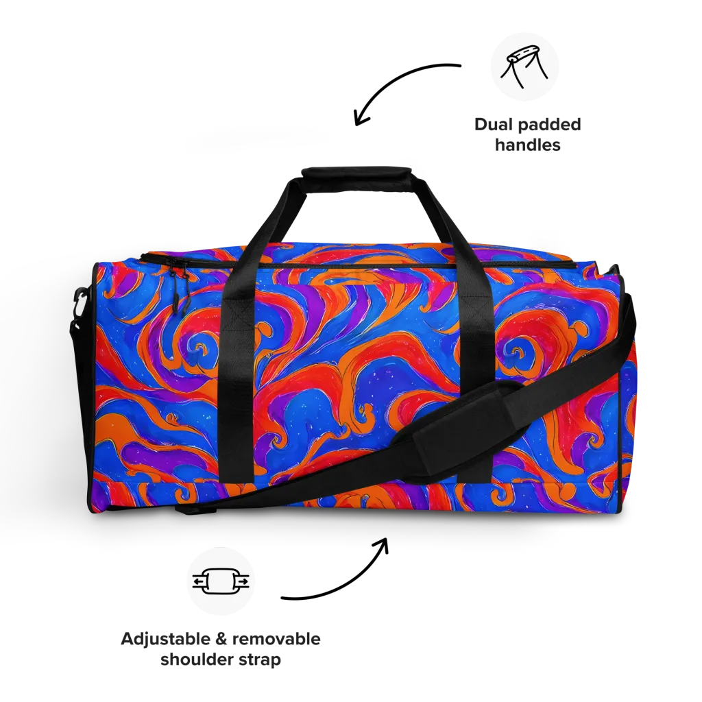 Kinetic Aura on Duffle Bag — Front