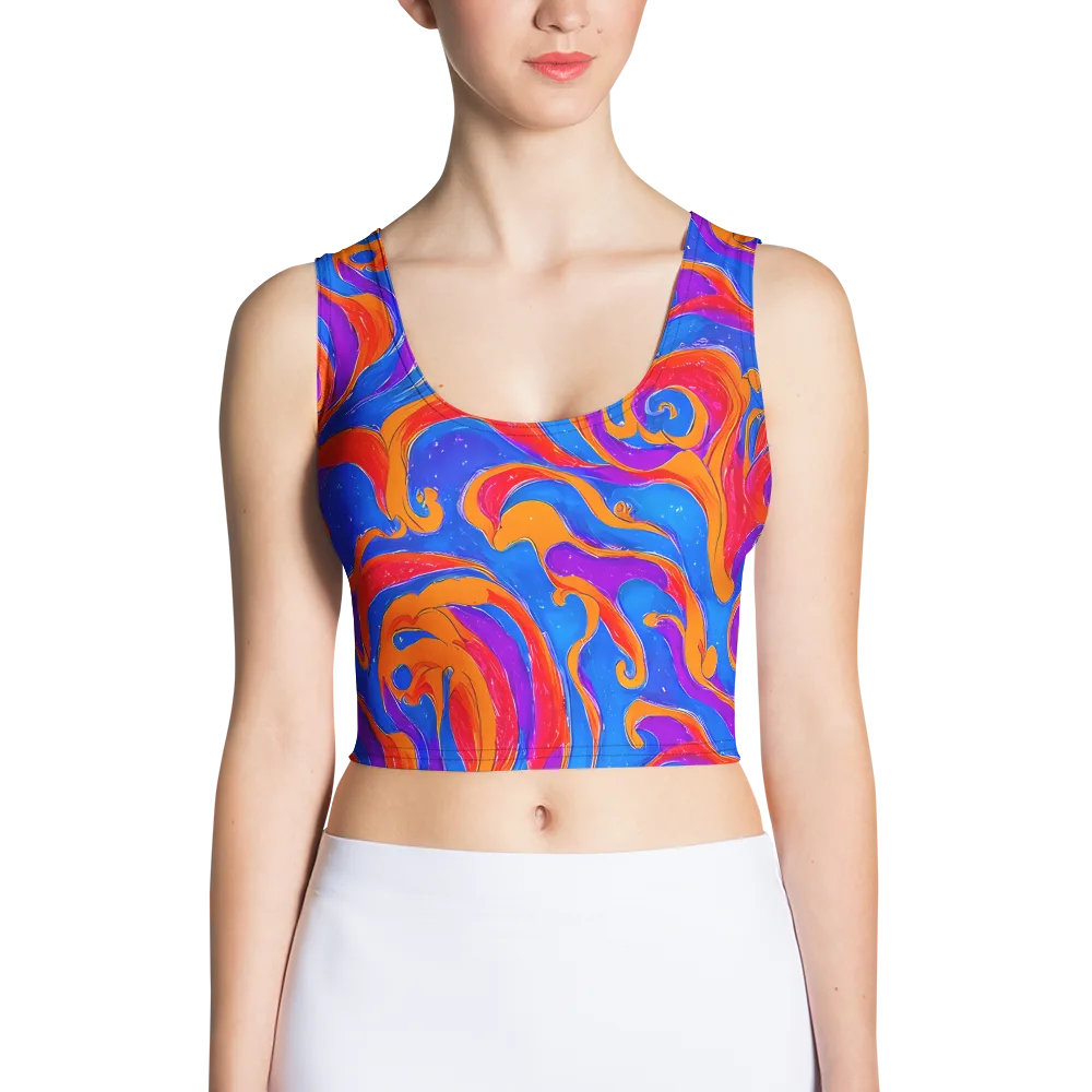 Kinetic Aura on Crop Top — Front