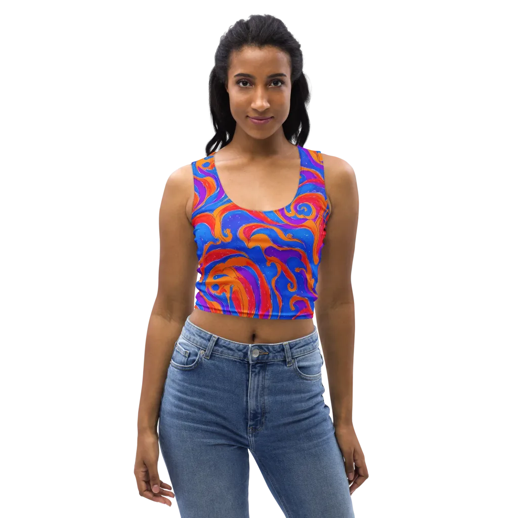 Kinetic Aura on Crop Top — Front
