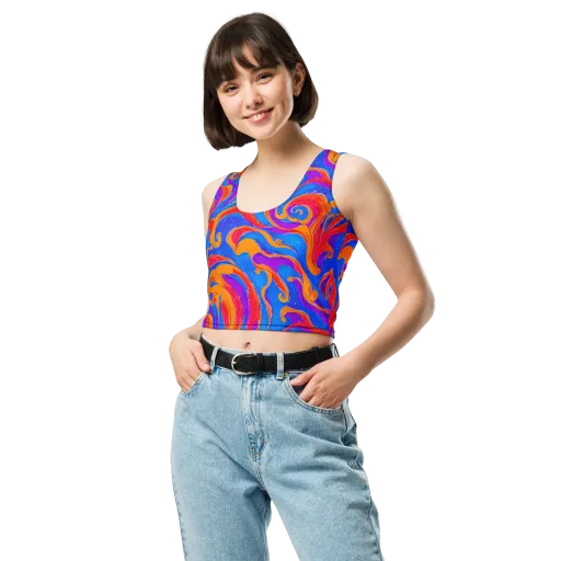 Kinetic Aura on a Crop Top