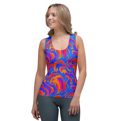 Kinetic Aura on a Women's Tank Top