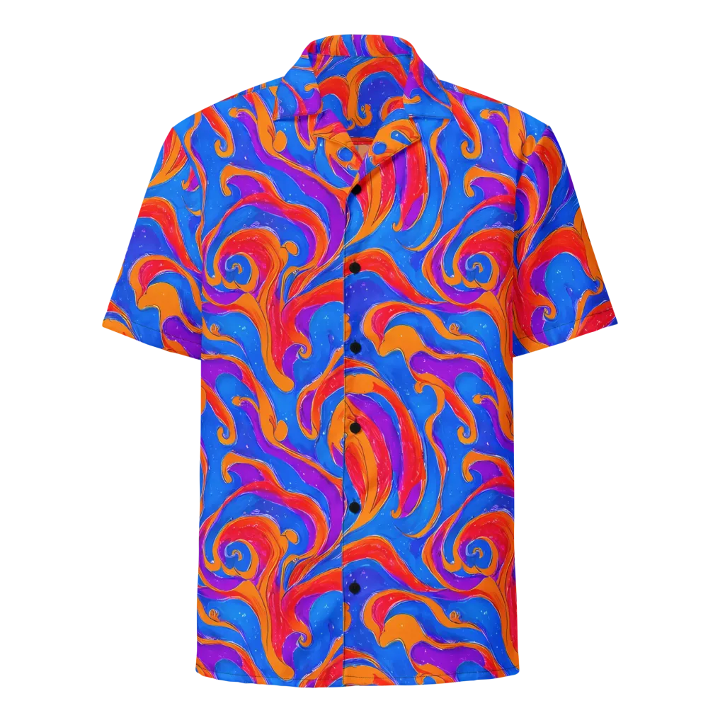 Kinetic Aura on Button Shirt — Front