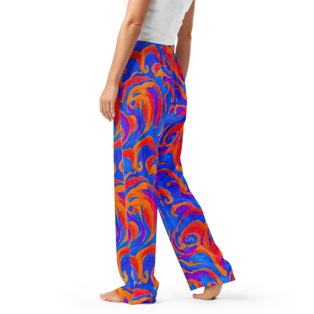Kinetic Aura on Women's Pajama Pants — Left