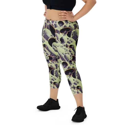 Acid Organica on a Capri Leggings