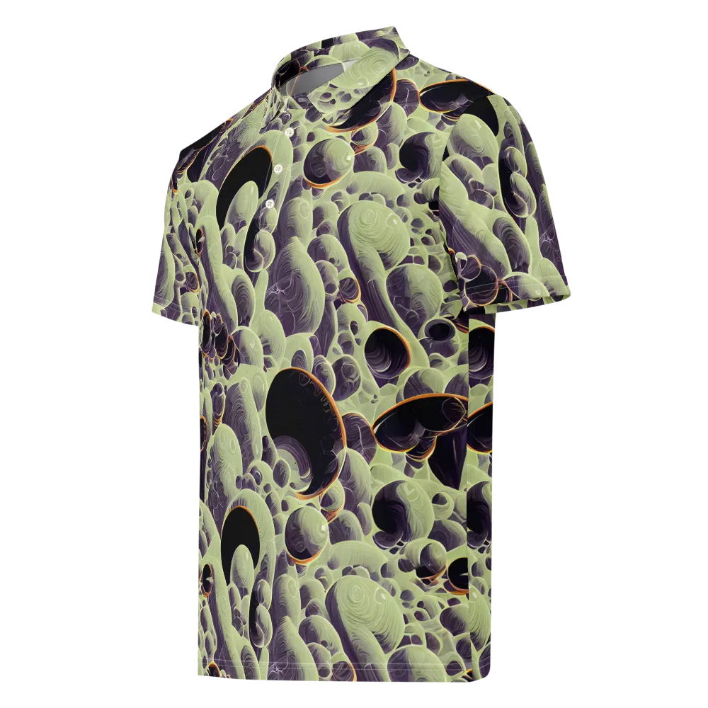 Acid Organica on Men's Slim Fit Polo Shirt — Left Front