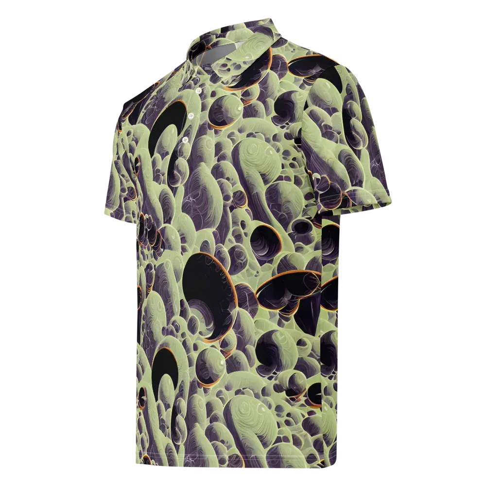 Acid Organica on Men's Slim Fit Polo Shirt — Left Front