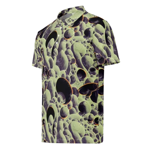 Acid Organica on a Men's Slim Fit Polo Shirt