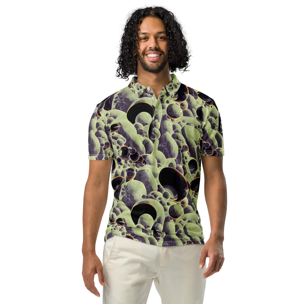 Acid Organica on Men's Slim Fit Polo Shirt — Front