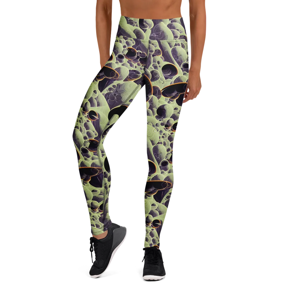 Acid Organica on Yoga Leggings — Front