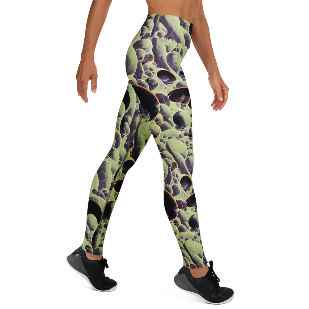 Acid Organica on Yoga Leggings — Right