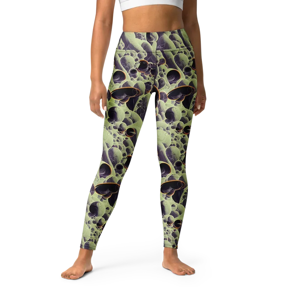 Acid Organica on Yoga Leggings — Front