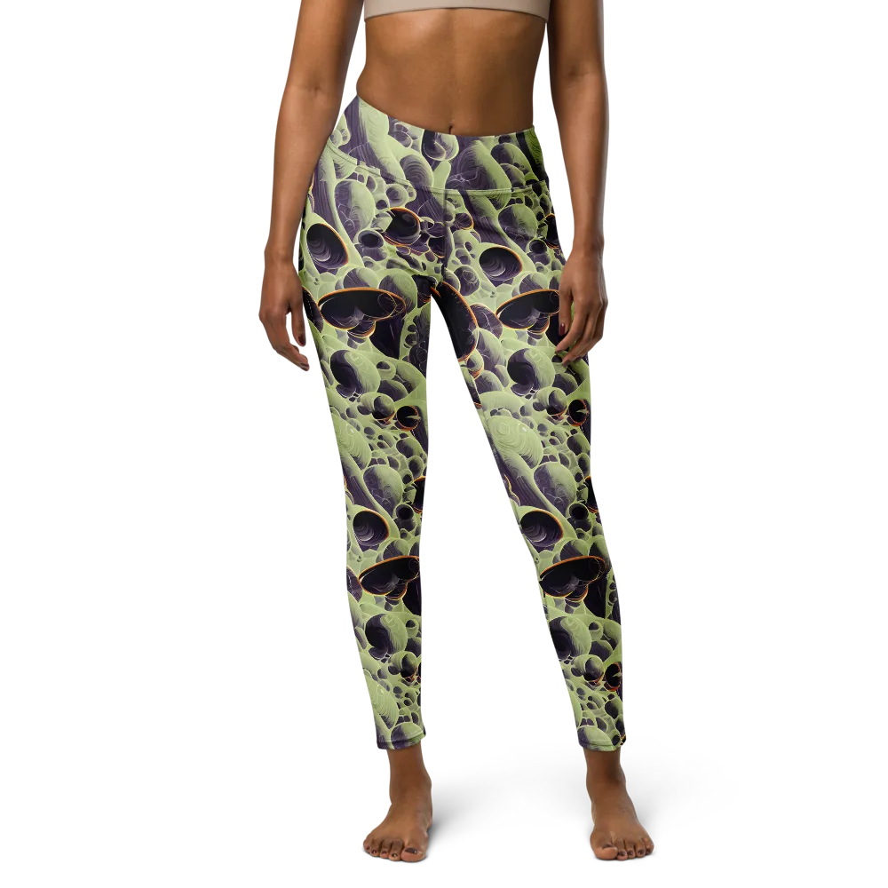 Acid Organica on Yoga Leggings — Front