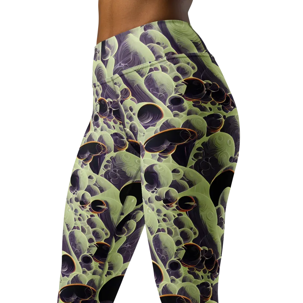 Acid Organica on Yoga Leggings — Left Front