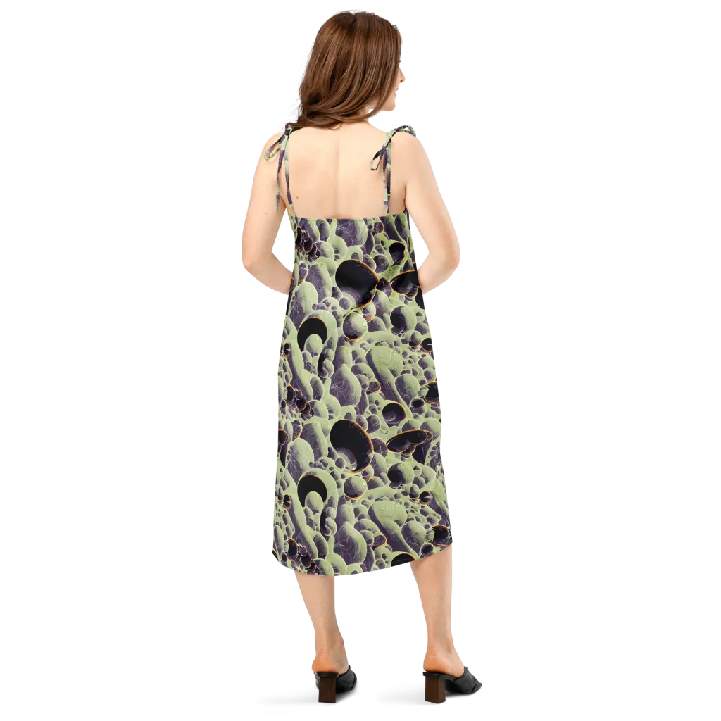Acid Organica on Slip Dress — Back
