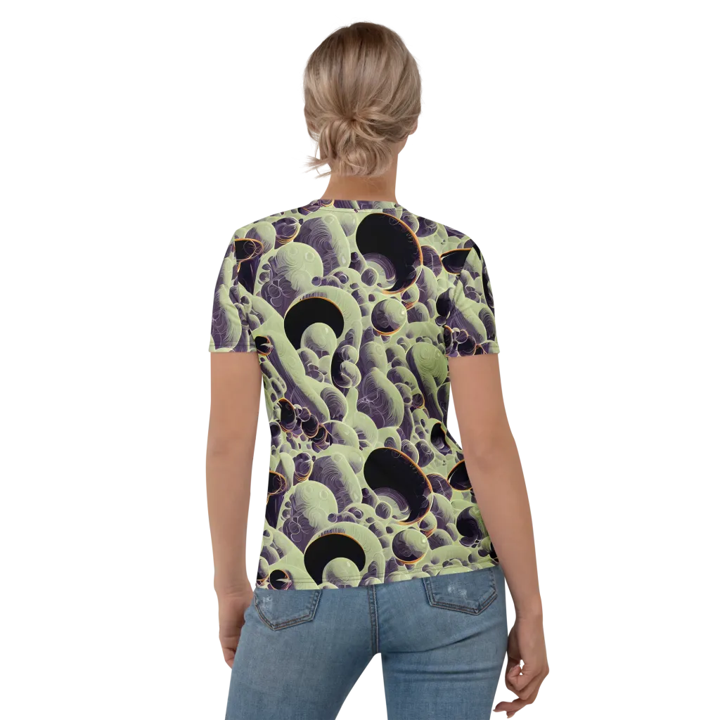 Acid Organica on Women's Crew Neck T-Shirt — Back