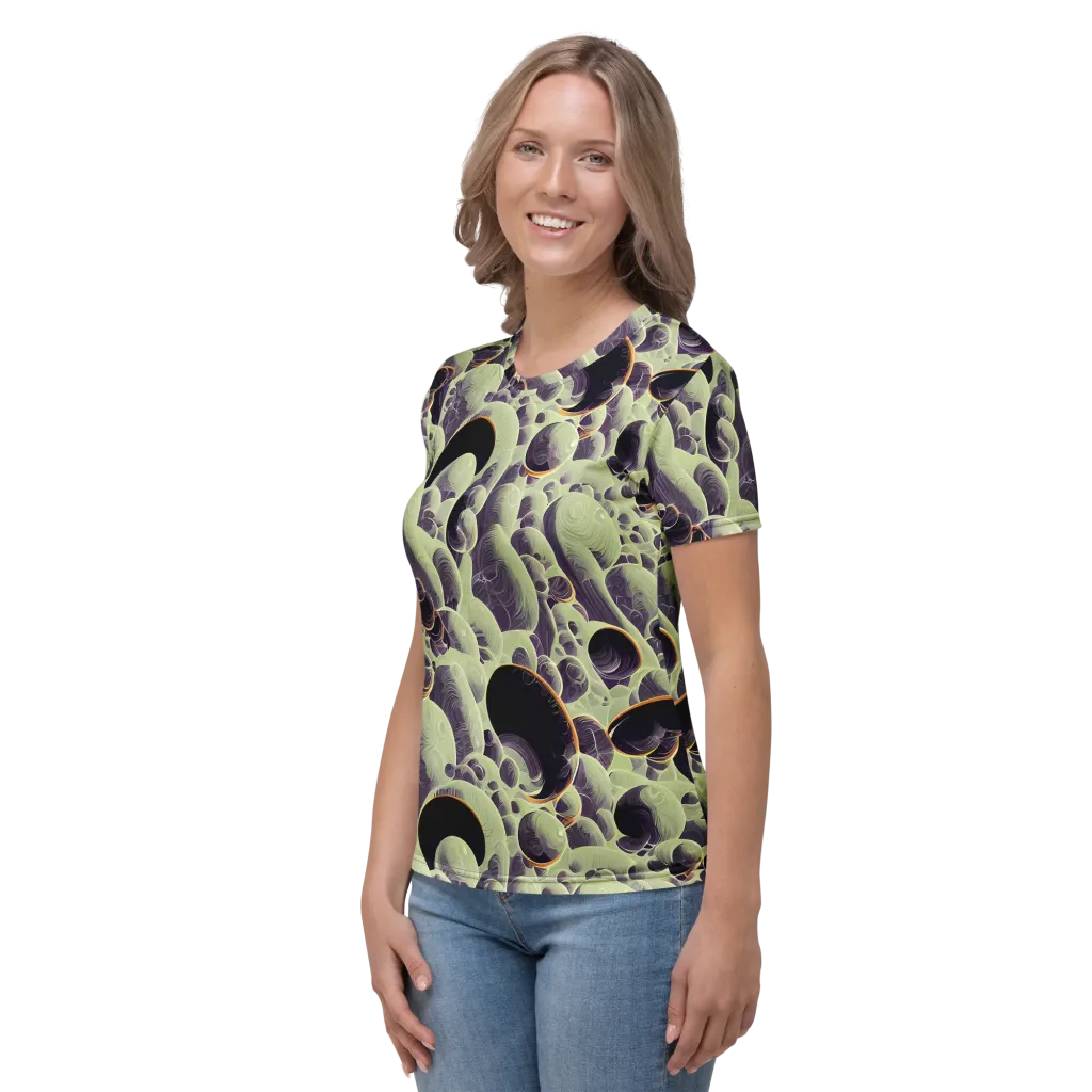 Acid Organica on Women's Crew Neck T-Shirt — Left