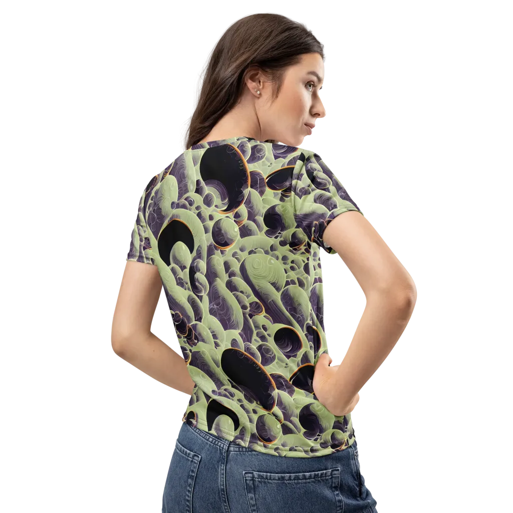 Acid Organica on Women's Crew Neck T-Shirt — Back