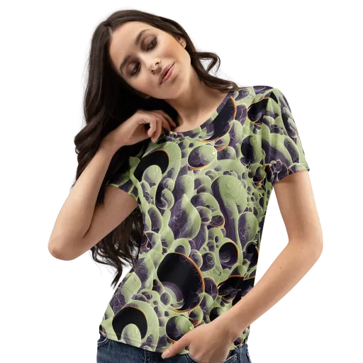 Acid Organica on a Women's Crew Neck T-Shirt