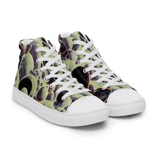 Acid Organica on a Women's High Top Canvas Shoes