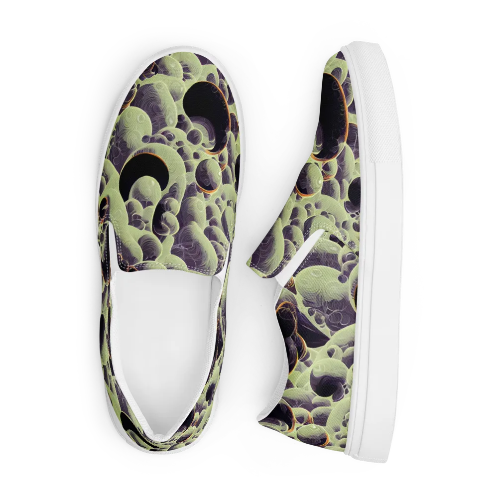 Acid Organica on Men's Slip-On Canvas Shoes — Front