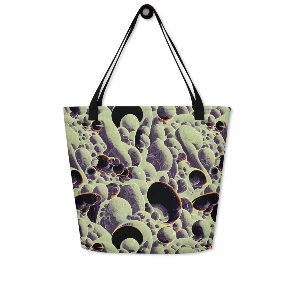Acid Organica on Large Tote Bag W/ Pocket — Front
