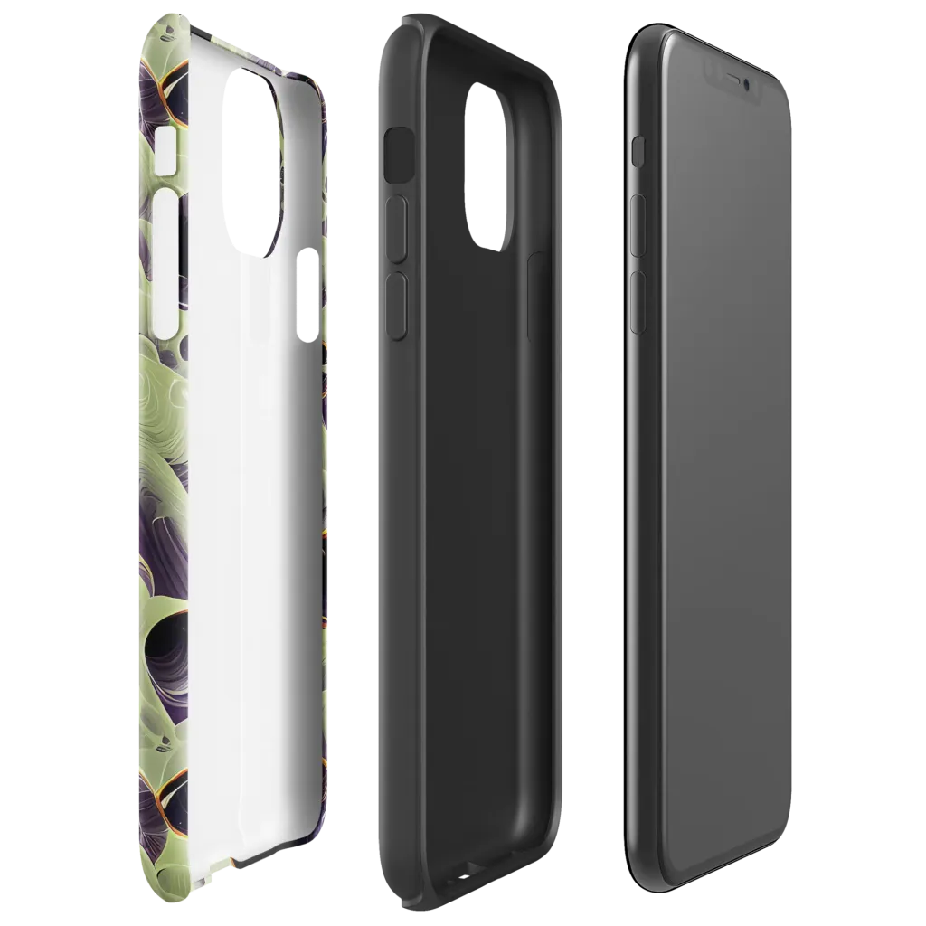 Acid Organica on Tough Case for iPhone® — Right
